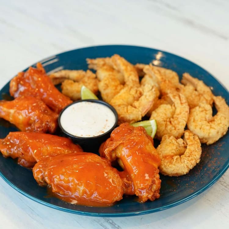 Wings & Shrimp